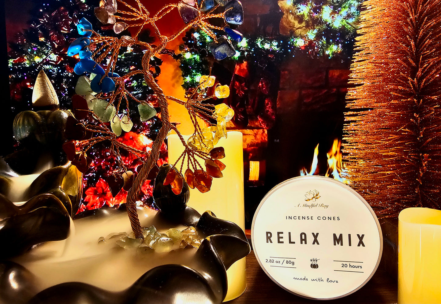 Incense Cones - Travel Pack - Tranquility in a Small Package - Compact Aromatherapy - Yoga Essentials