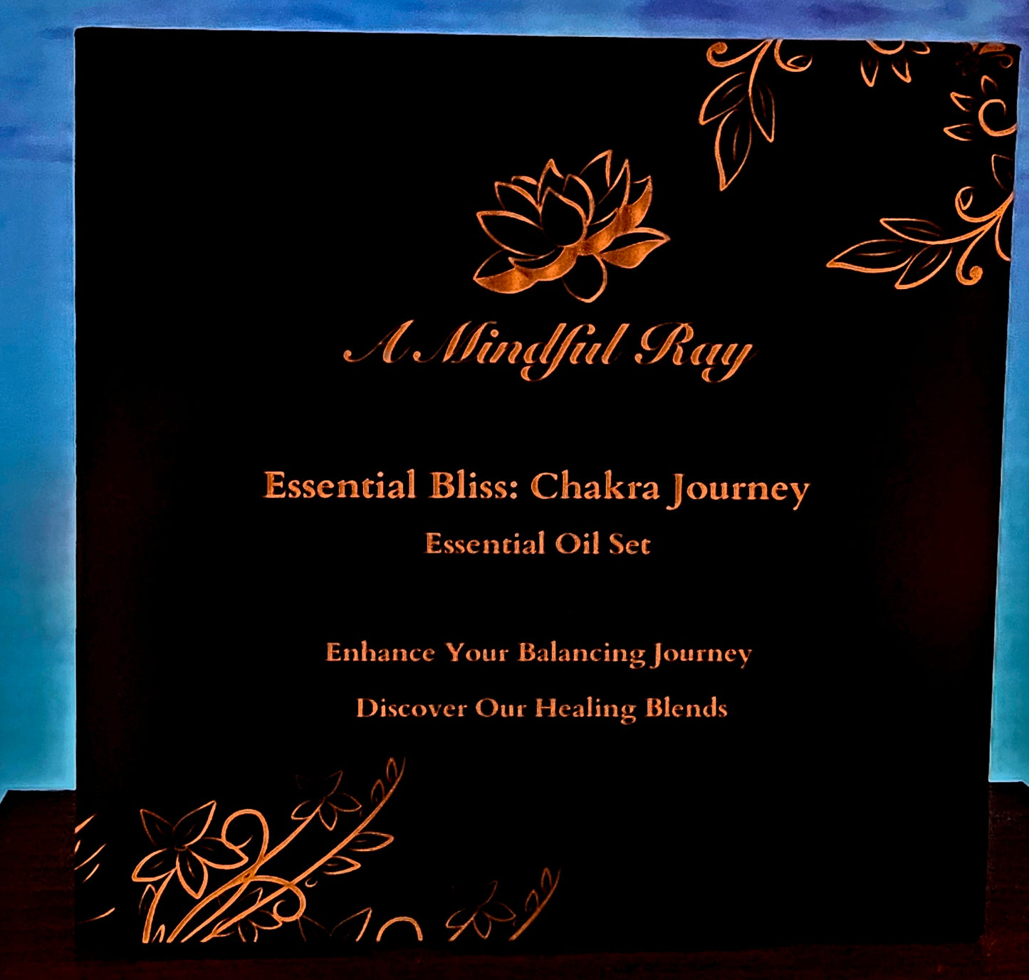 8 Essential Oils Gift Box - Chakra Journey Themed - 10 ml - 0.33 oz - (Coming Soon)