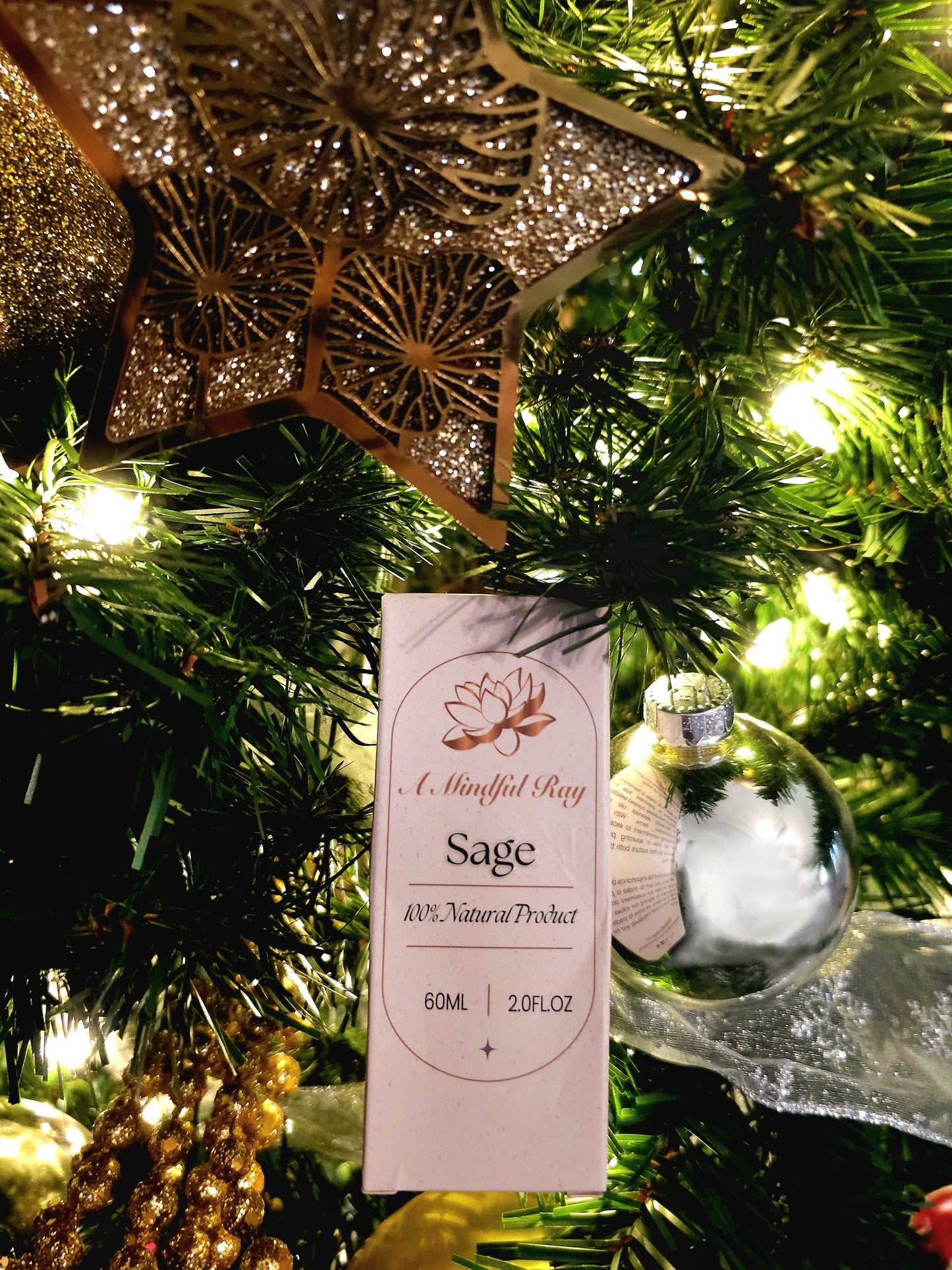 Premium Sage Essential Oil, High Quality 100% Therapeutic - 60 ml - 2 oz - For Aromatherapy, Massages, Relaxation, Meditation, Yoga, Diffuser, Humidifier, DIY Soaps, Candles, Fragrances