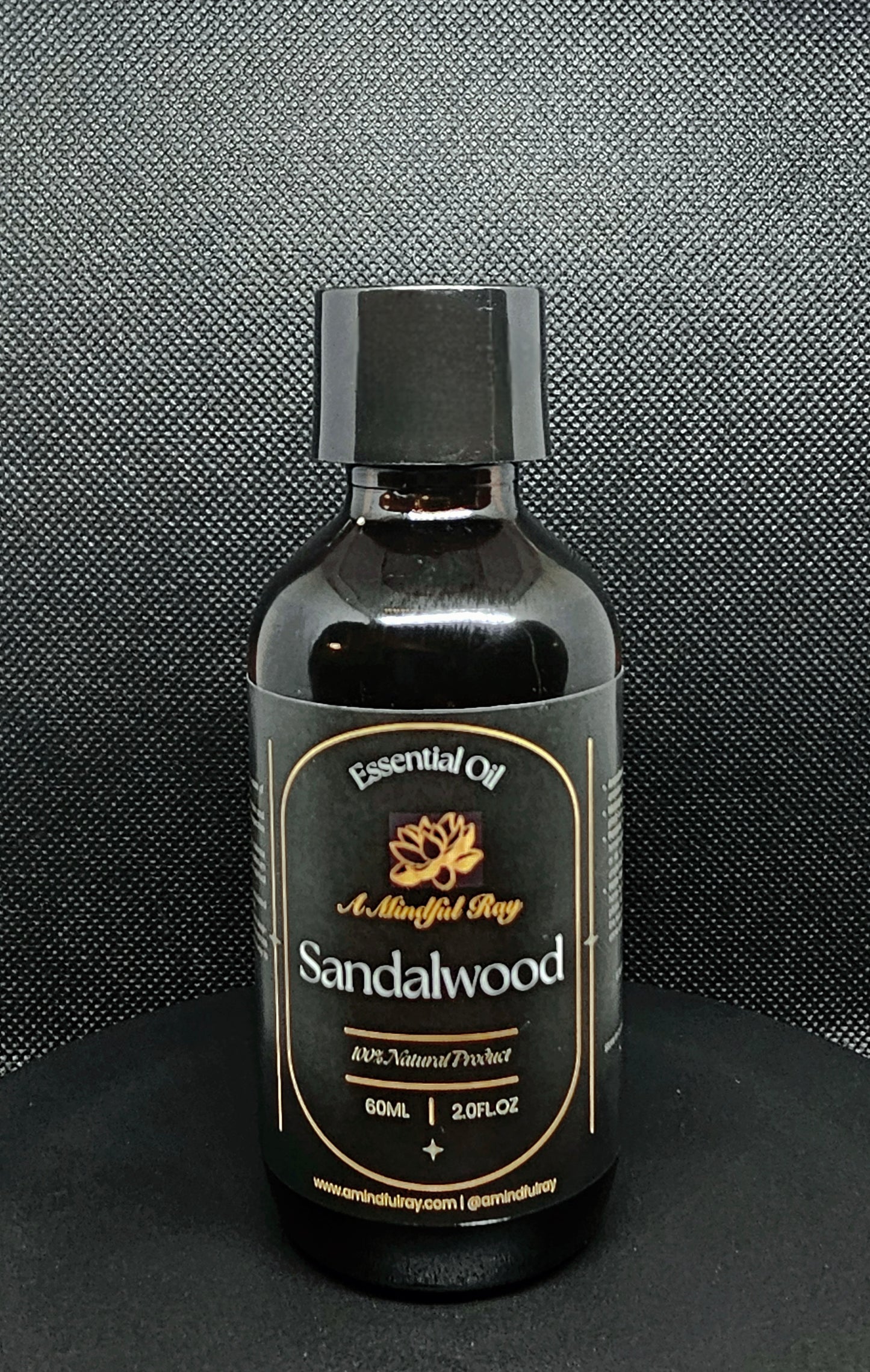 Premium Sandalwood Essential Oil, High Quality 100% Therapeutic - 60 ml - 2 oz - For Aromatherapy, Massages, Relaxation, Meditation, Yoga, Diffuser, Humidifier, DIY Soaps, Candles, Fragrances