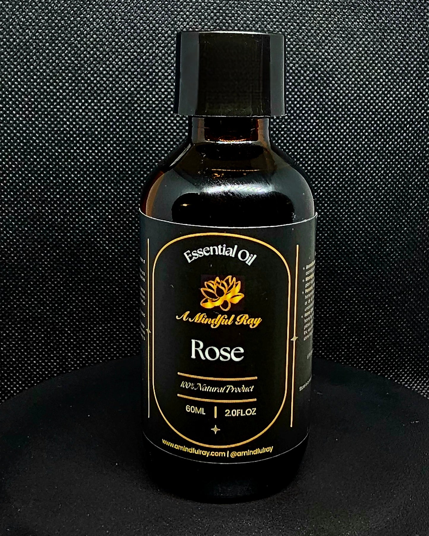 Premium Rose Essential Oil, High Quality 100% Therapeutic - 60 ml - 2 oz - For Aromatherapy, Massages, Relaxation, Meditation, Yoga, Diffuser, Humidifier, DIY Soaps, Candles, Fragrances