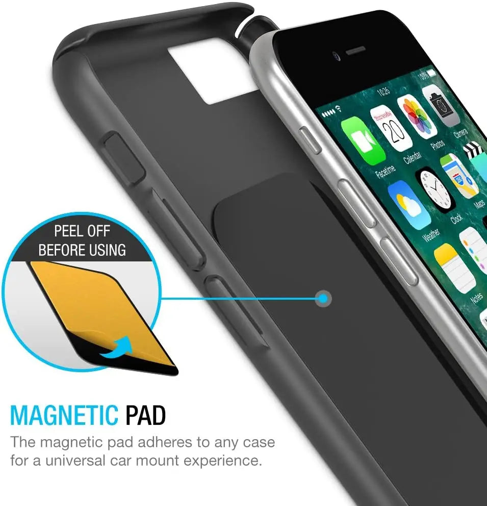 2 Pack Car Mount, Universal Air Vent Magnetic Phone Car Mount Holder for iPhone 12/13/14/15/16, for Samsung Galaxy and More