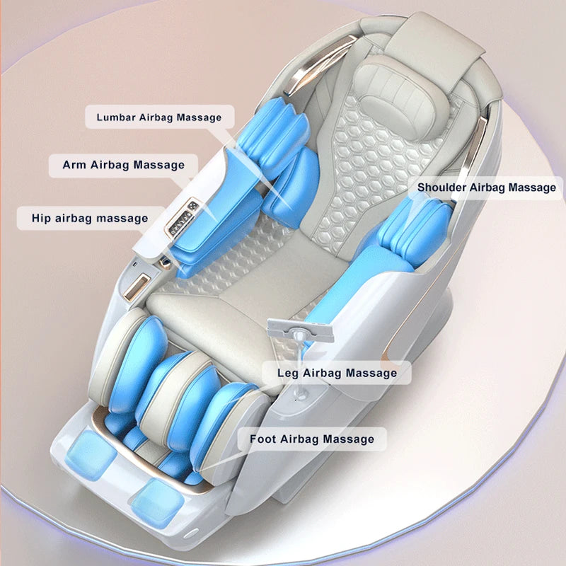 Luxury Massage Chair - Full Body 4d Zero Gravity, Best Seller Smart Recliner
