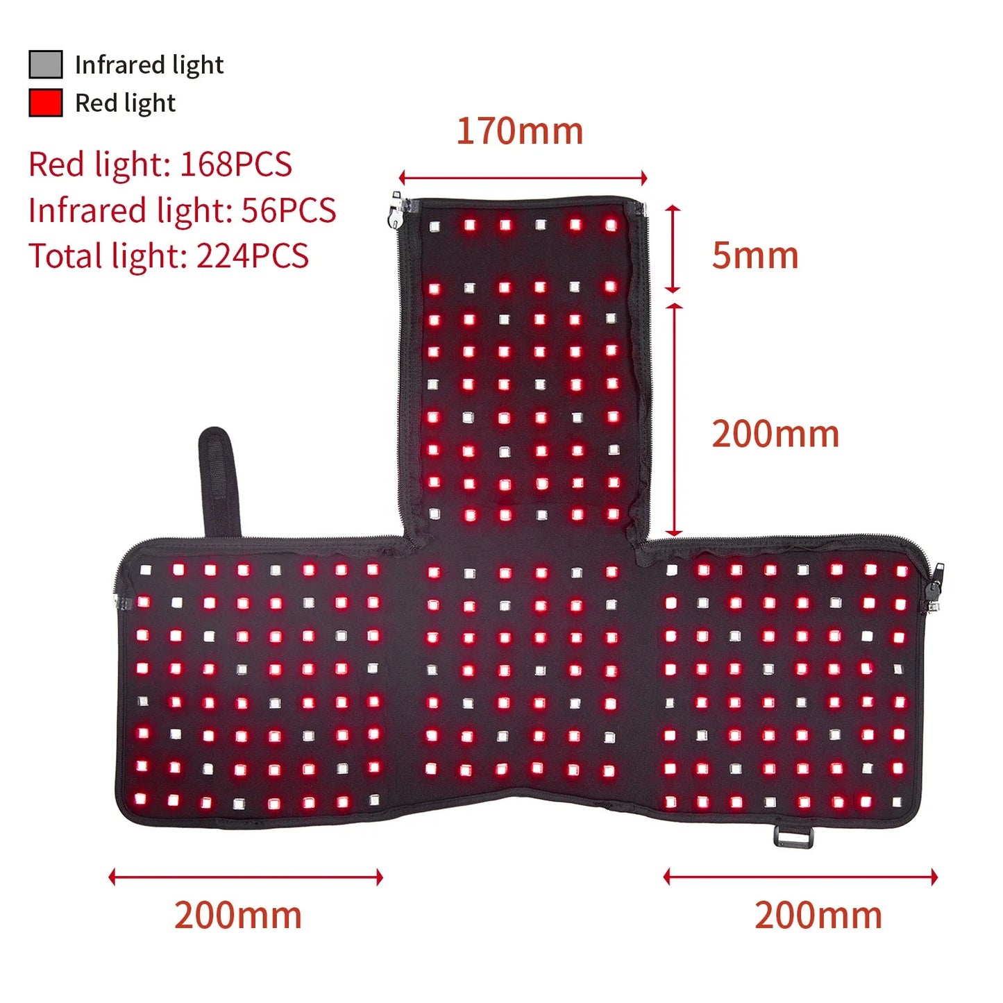 Red Led Light Therapy with Low EMF - Headache Relief, Hair Growth, Helmet Wearable Devices for Pain Relief Red Light Therapy