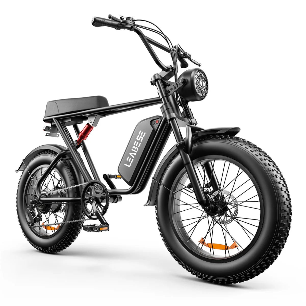 Adult Electric Bike - 1000W 48V Lithium Battery, Thick 20 Inch Tires, Mountain & Snow Electric Tough Bike