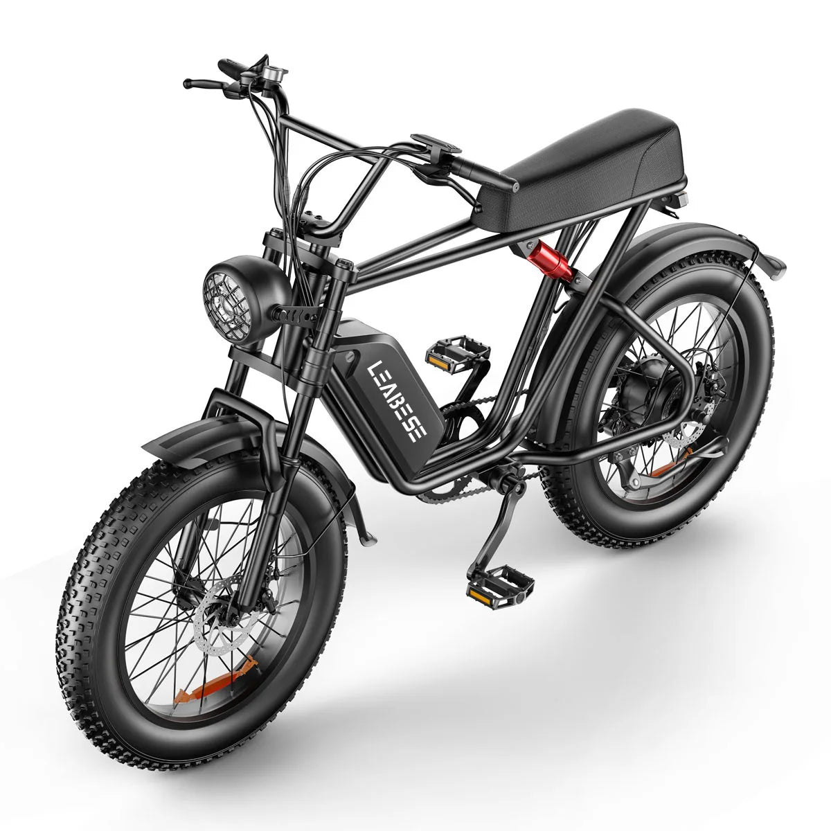 Adult Electric Bike - 1000W 48V Lithium Battery, Thick 20 Inch Tires, Mountain & Snow Electric Tough Bike